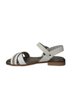 Sandalias Planas Pala Cruzada Brillo
