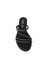 Sandalias Multi Tiras Brillo