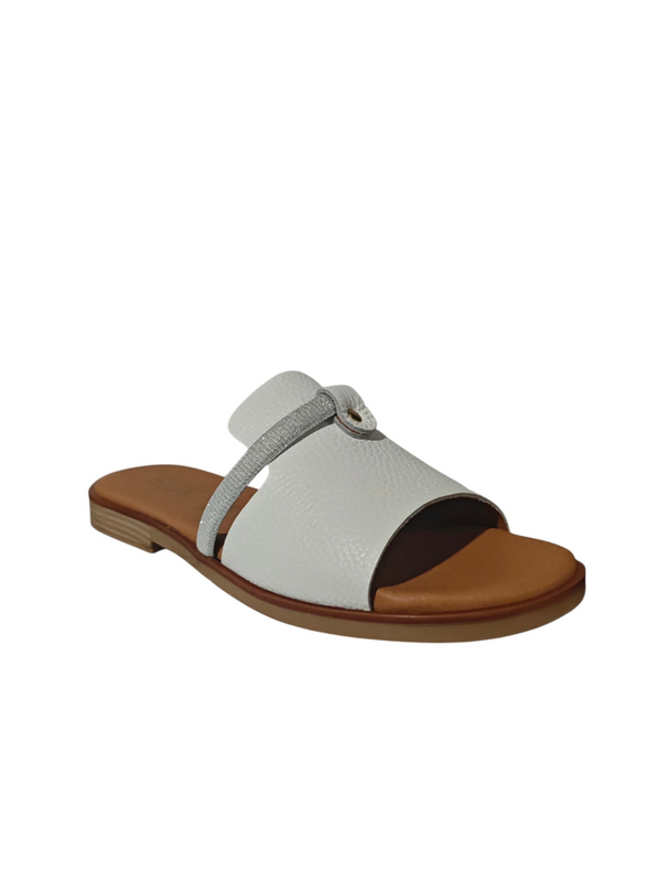 Sandalias Pala Piel Brillo