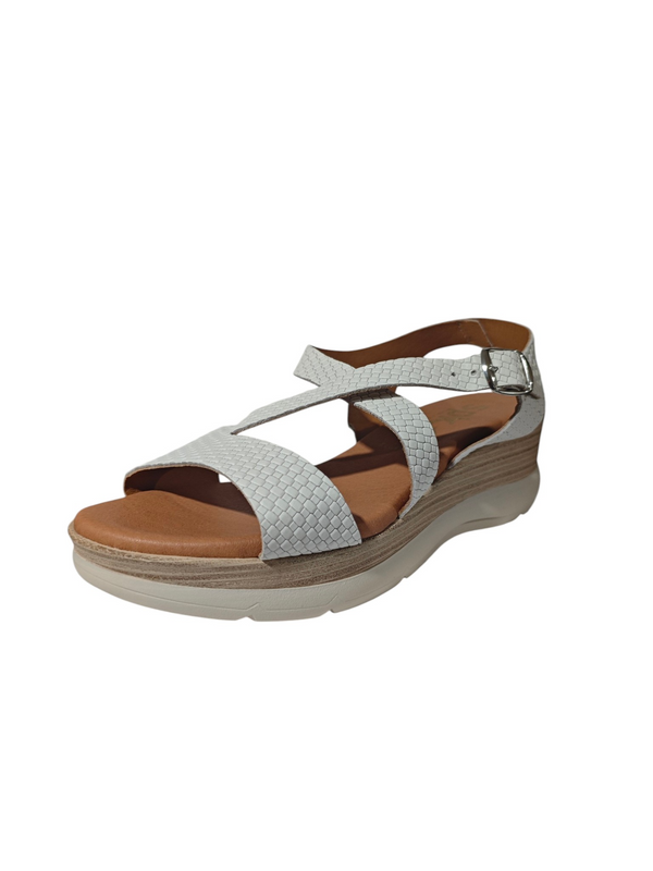Sandalias Cuña Tiras Trenzadas