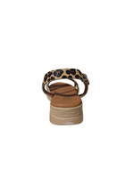 Sandalias Plataforma Leopard Tiras Brillo