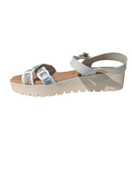 Sandalias Plataforma Blanca Multicolor
