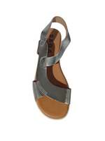 Sandalias Confort Plataforma Plata