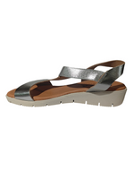 Sandalias Confort Plataforma Plata